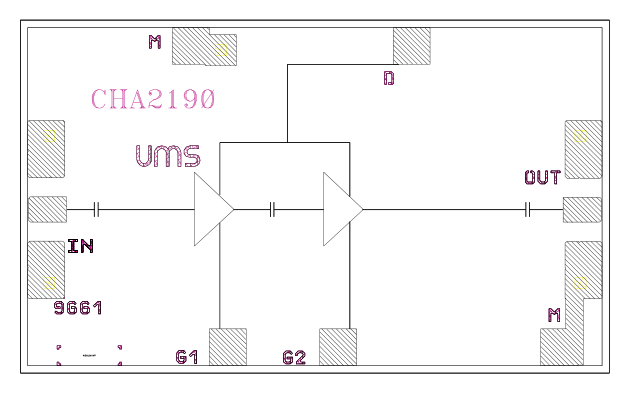 Малошумящий усилитель UMS — CHA2190-99F МШУ — Малошумящие усилители