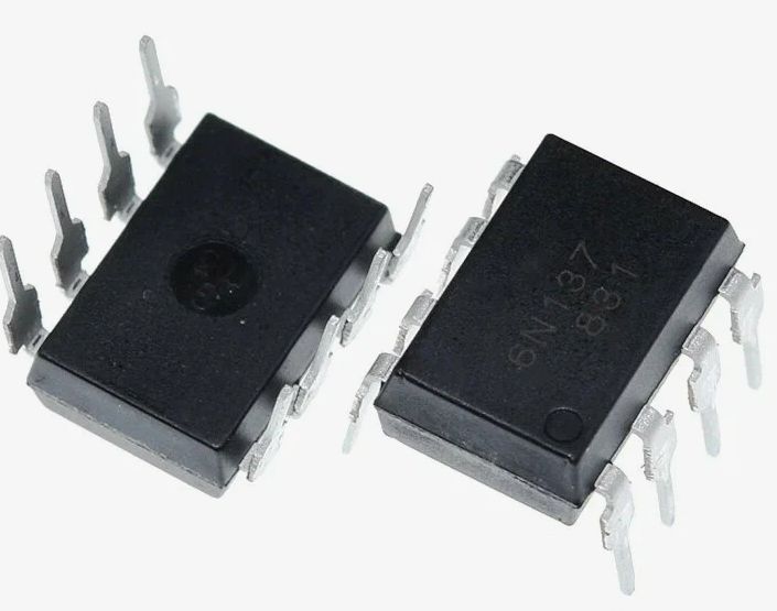 Оптопара с логическим выходом 6N137, 10 Mb/s Микросхемы