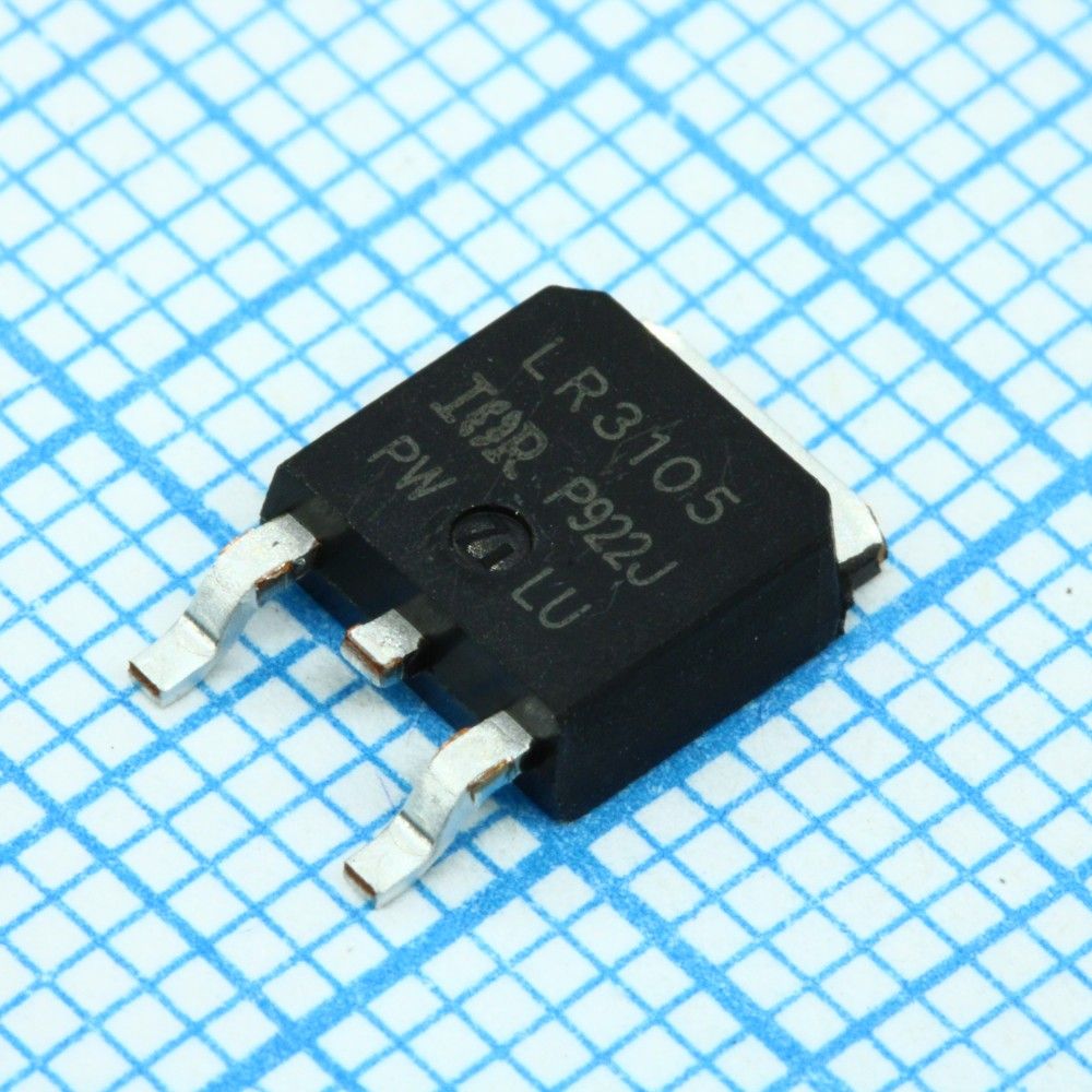 IRLR3105TRPBF, Транзистор полевой MOSFET N-канальный 55В 25А 57Вт IRLR3105TRPBF, Транзистор полевой MOSFET N-канальный 55В 25А 57Вт