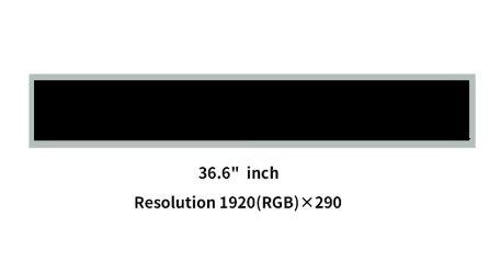 ЖК дисплей, DV366FBM-N10 BOE, 36.6", 1920x290, 700 nit, IPS, 1200:1 , LVDS