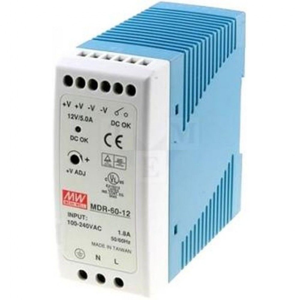 Источник питания MEAN WELL MDR-60-12 AC-DC преобразователи