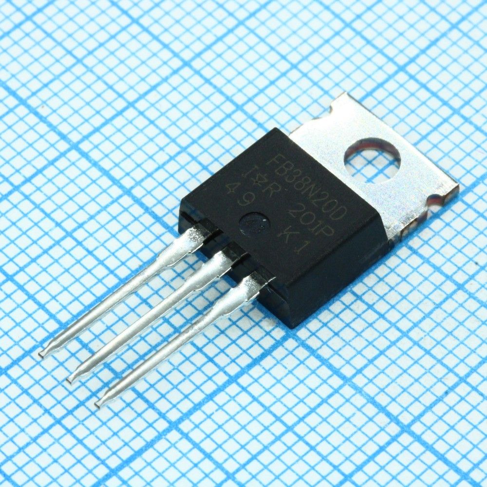 IRFB38N20DPBF, Транзистор полевой MOSFET N-канальный 200В 43А 320Вт IRFB38N20DPBF, Транзистор полевой MOSFET N-канальный 200В 43А 320Вт
