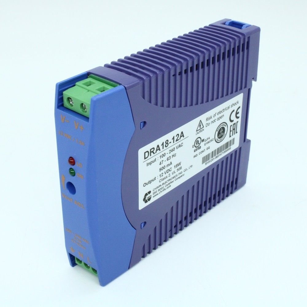 Источник питания Chinfa Electronics Ind. Co., Ltd. DRA18-12A