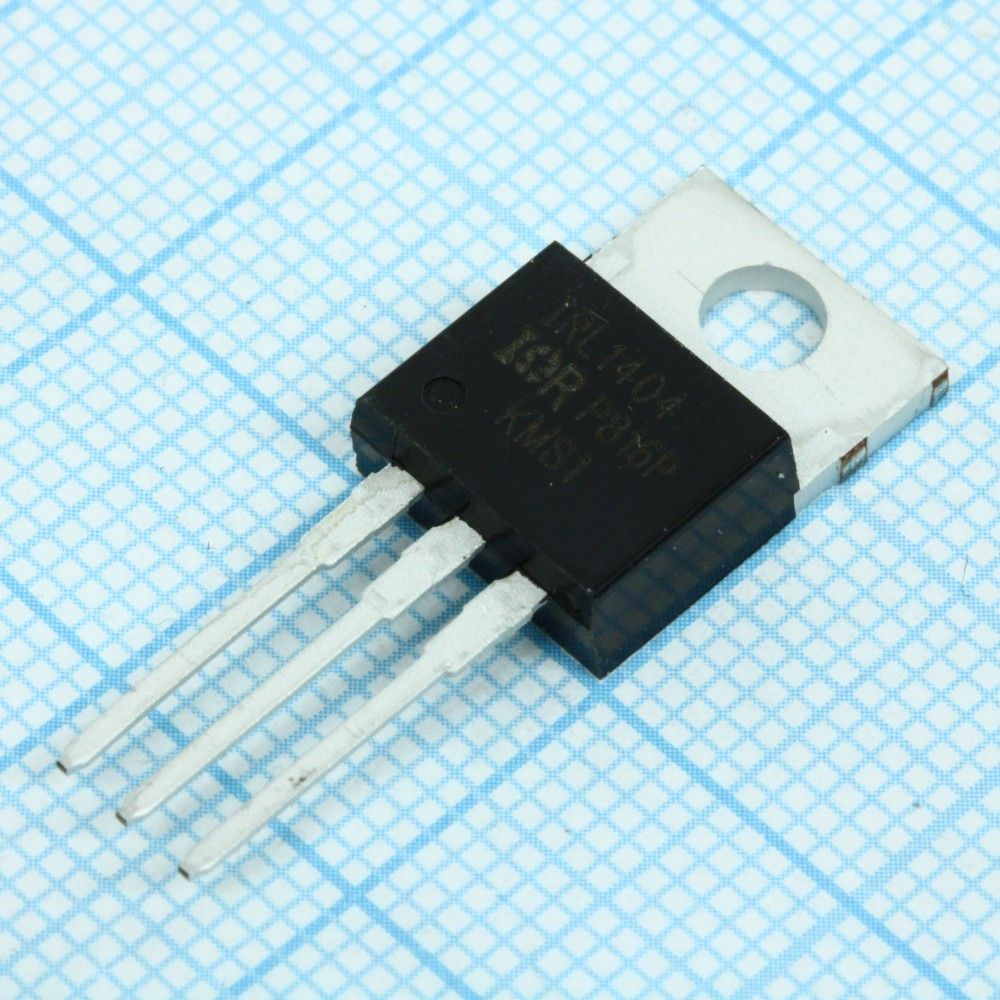 IRL1404PBF, Транзистор полевой MOSFET N-канальный 40В 160А 200Вт, 0.004 Ом IRL1404PBF, Транзистор полевой MOSFET N-канальный 40В 160А 200Вт, 0.004 Ом