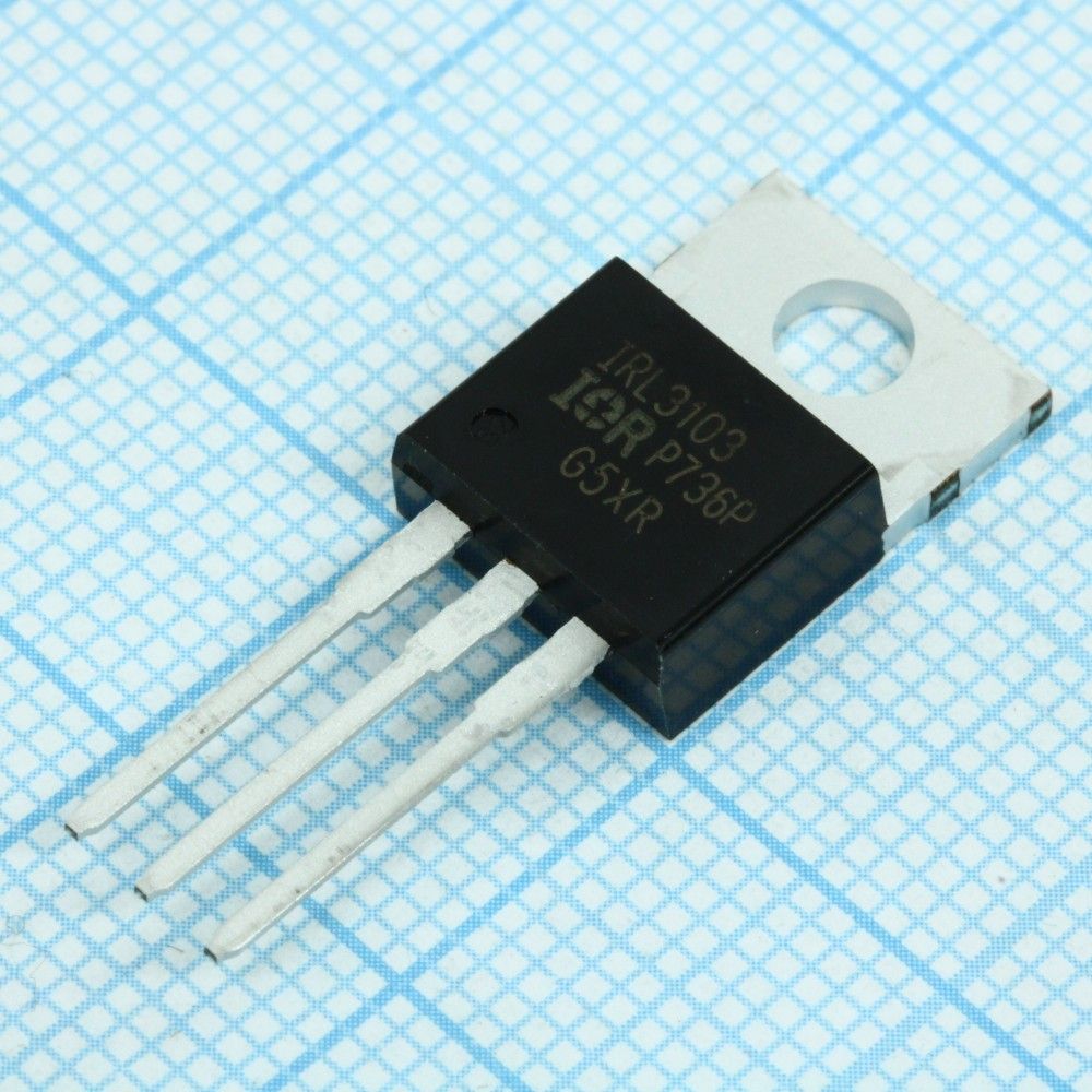 IRL3103PBF, Транзистор полевой MOSFET N-канальный 30В 56А 83Вт, 0.014 Ом IRL3103PBF, Транзистор полевой MOSFET N-канальный 30В 56А 83Вт, 0.014 Ом