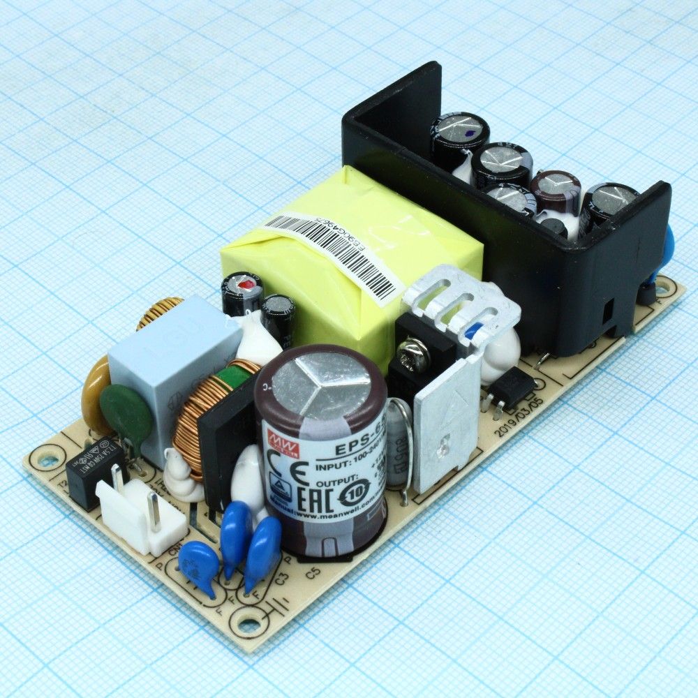 Источник питания MEAN WELL EPS-65-12 AC-DC преобразователи