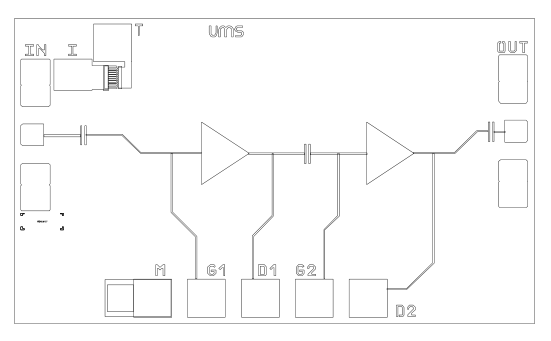 Малошумящий усилитель UMS — CHA2157-99F МШУ — Малошумящие усилители