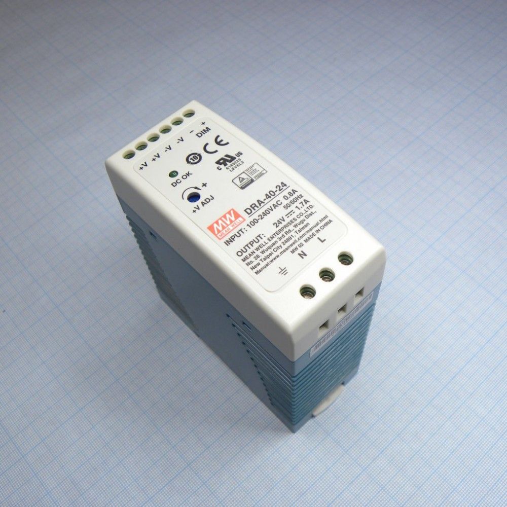 Источник питания MEAN WELL DRA-40-24