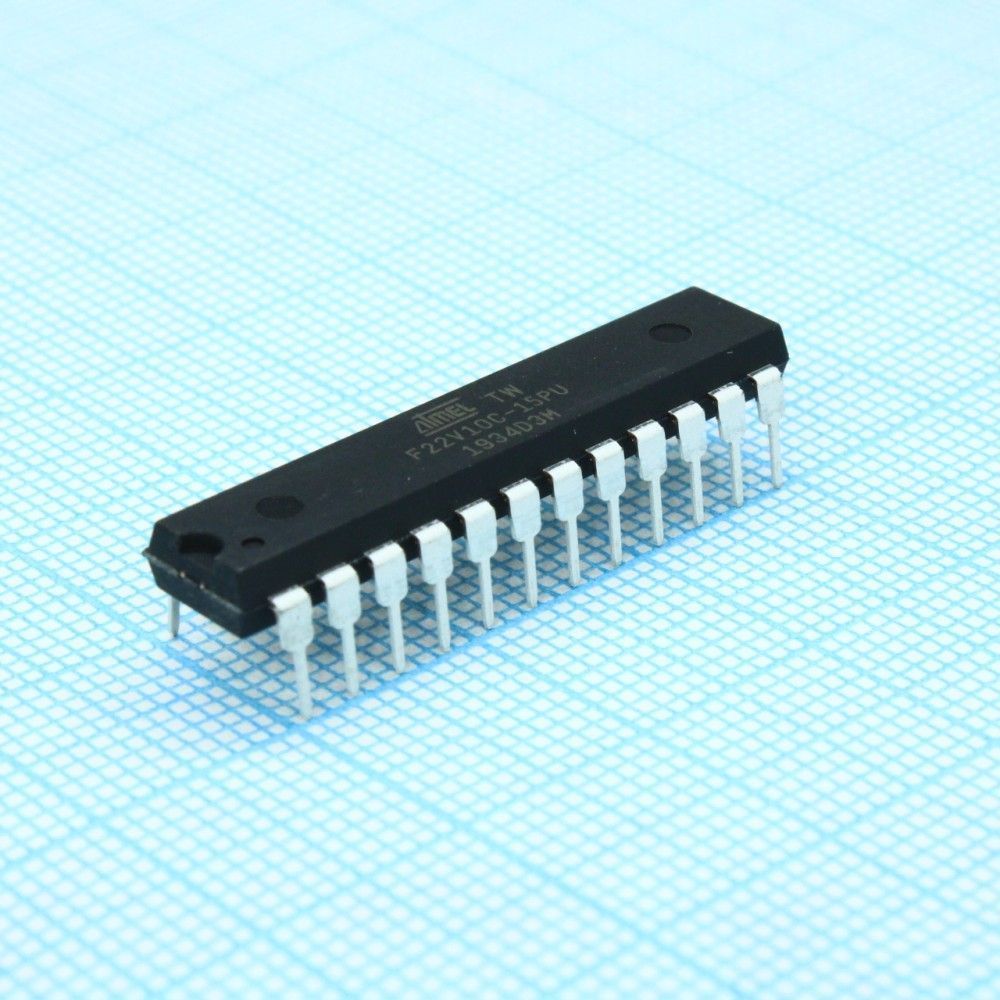 ПЛИС Microchip Technology Inc. ATF22V10C-15PU, 5В 500 элементов 15нс PDIP-24