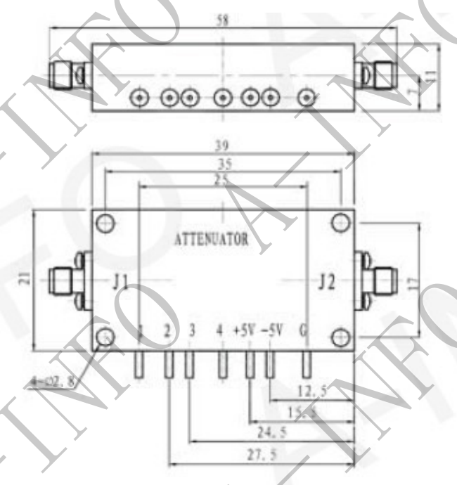 Цифровой аттенюатор A-INFO — SJ-ST-2000-6000-45-3 (SJ-ST-2060-45-3)