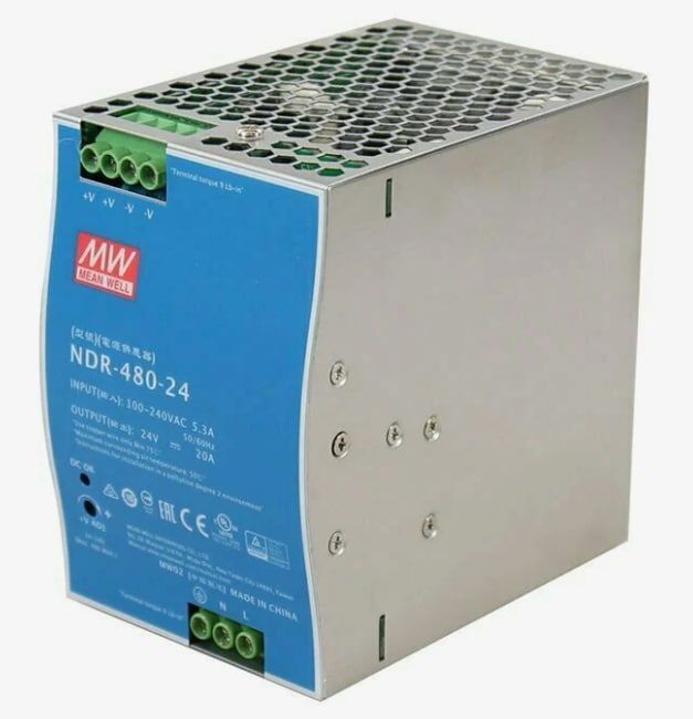 Источник питания MEAN WELL NDR-240-24 AC-DC преобразователи напряжения