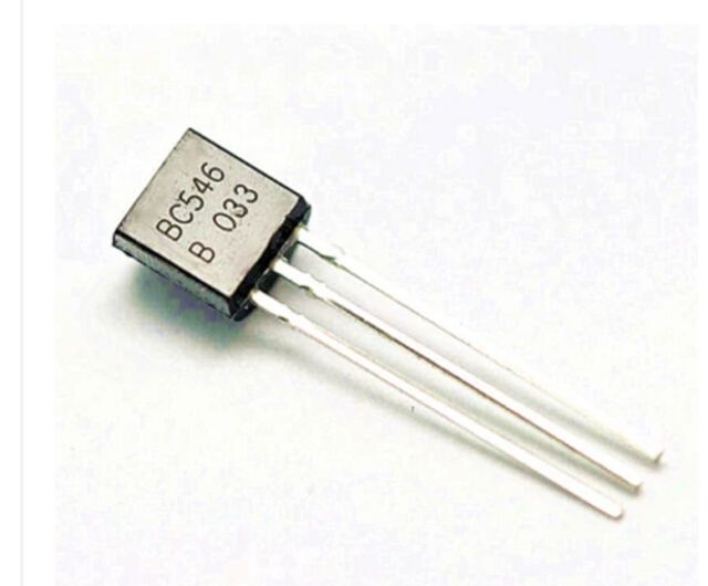 Биполярный транзистор BC546 A/B TO-92, NPN 65В 0.1А