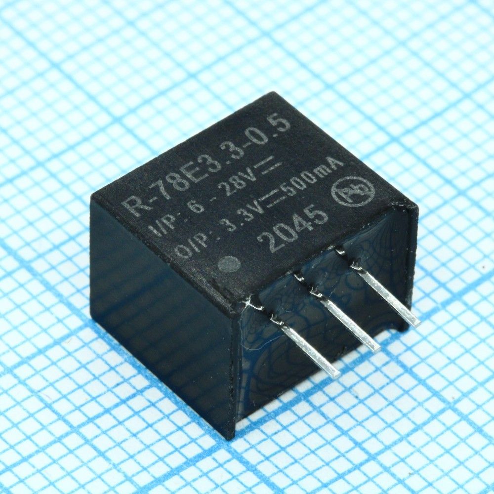 Источник питания Recom Power, Inc. R-78E3.3-0.5