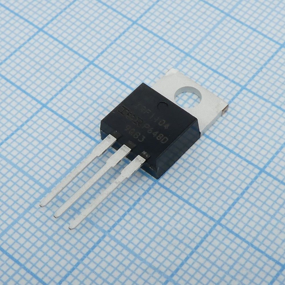 IRF1104PBF, Транзистор полевой MOSFET N-канальный 40В 100А 170Вт IRF1104PBF, Транзистор полевой MOSFET N-канальный 40В 100А 170Вт