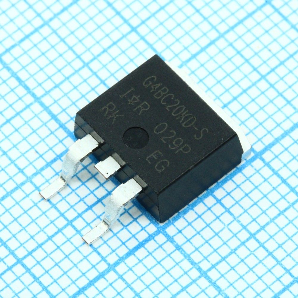 IRG4BC20KDSTRLP, Транзистор биполярный IGBT 600В 16A 60Вт D2PAK IRG4BC20KDSTRLP, Транзистор биполярный IGBT 600В 16A 60Вт D2PAK