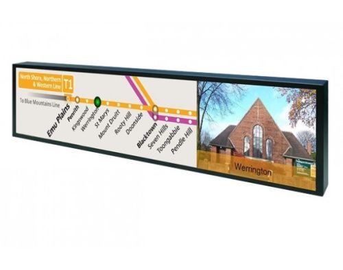 ЖК дисплей, BX172V3 BOE, 17.2", 1366x500, LVDS