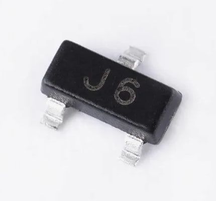 Биполярный транзистор S9014 SOT23 SMD, NPN 50В 0.1А Биполярные транзисторы