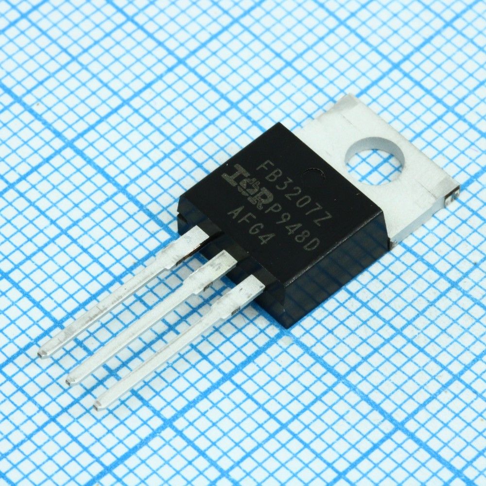 IRFB3207ZPBF, Транзистор полевой MOSFET N-канальный 75В 120А 300Вт IRFB3207ZPBF, Транзистор полевой MOSFET N-канальный 75В 120А 300Вт