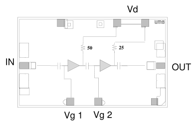 Малошумящий усилитель UMS — CHA2093-99F МШУ — Малошумящие усилители