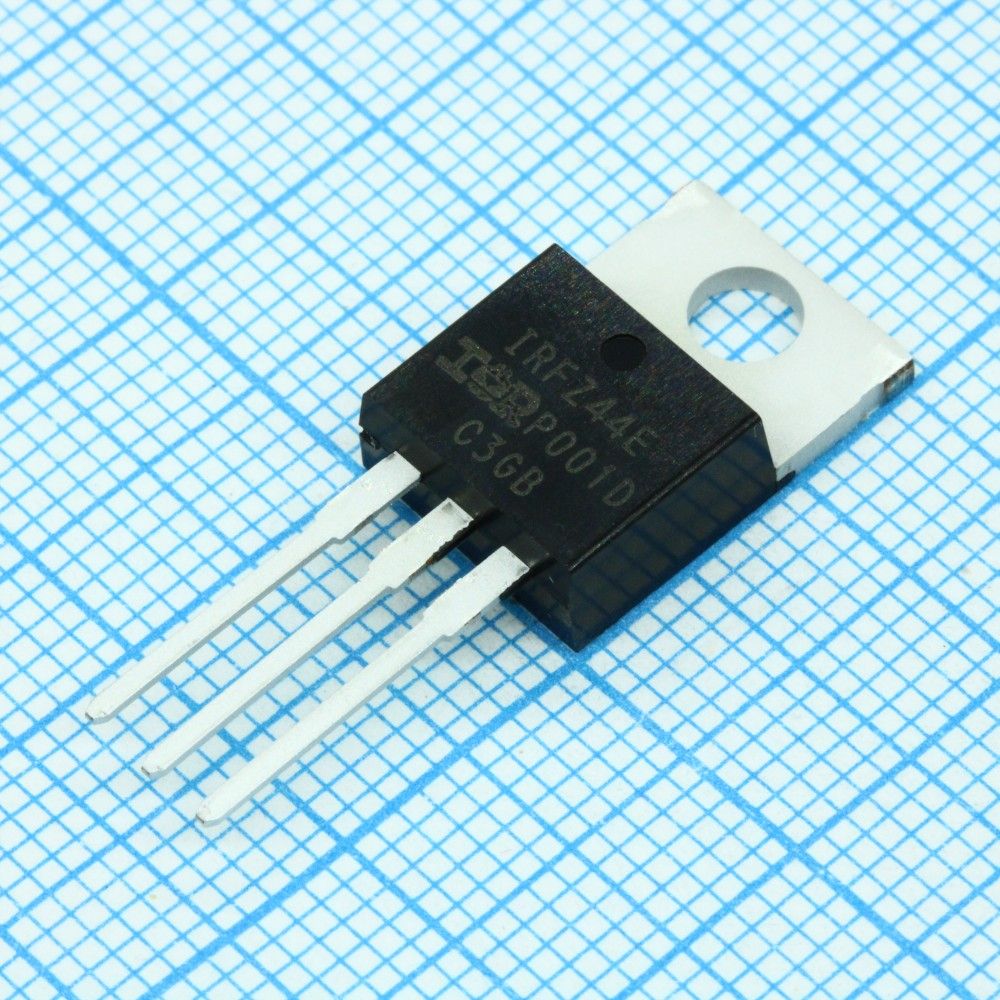IRFZ44EPBF, Транзистор полевой MOSFET N-канальный 60В 48А 110Вт, 0.023 Ом IRFZ44EPBF, Транзистор полевой MOSFET N-канальный 60В 48А 110Вт, 0.023 Ом