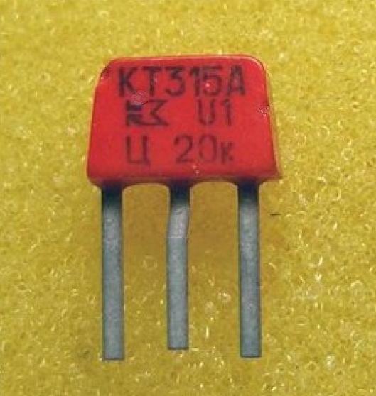 Биполярный транзистор КТ315А, КТ-13 NPN 35В 0.1А