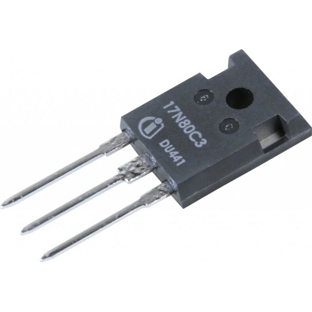 SPW17N80C3FKSA1, Транзистор полевой MOSFET N-канальный 800В 17A Транзисторы MOSFET SPW17N80C3FKSA1, Транзистор полевой MOSFET N-канальный 800В 17A Транзисторы MOSFET
