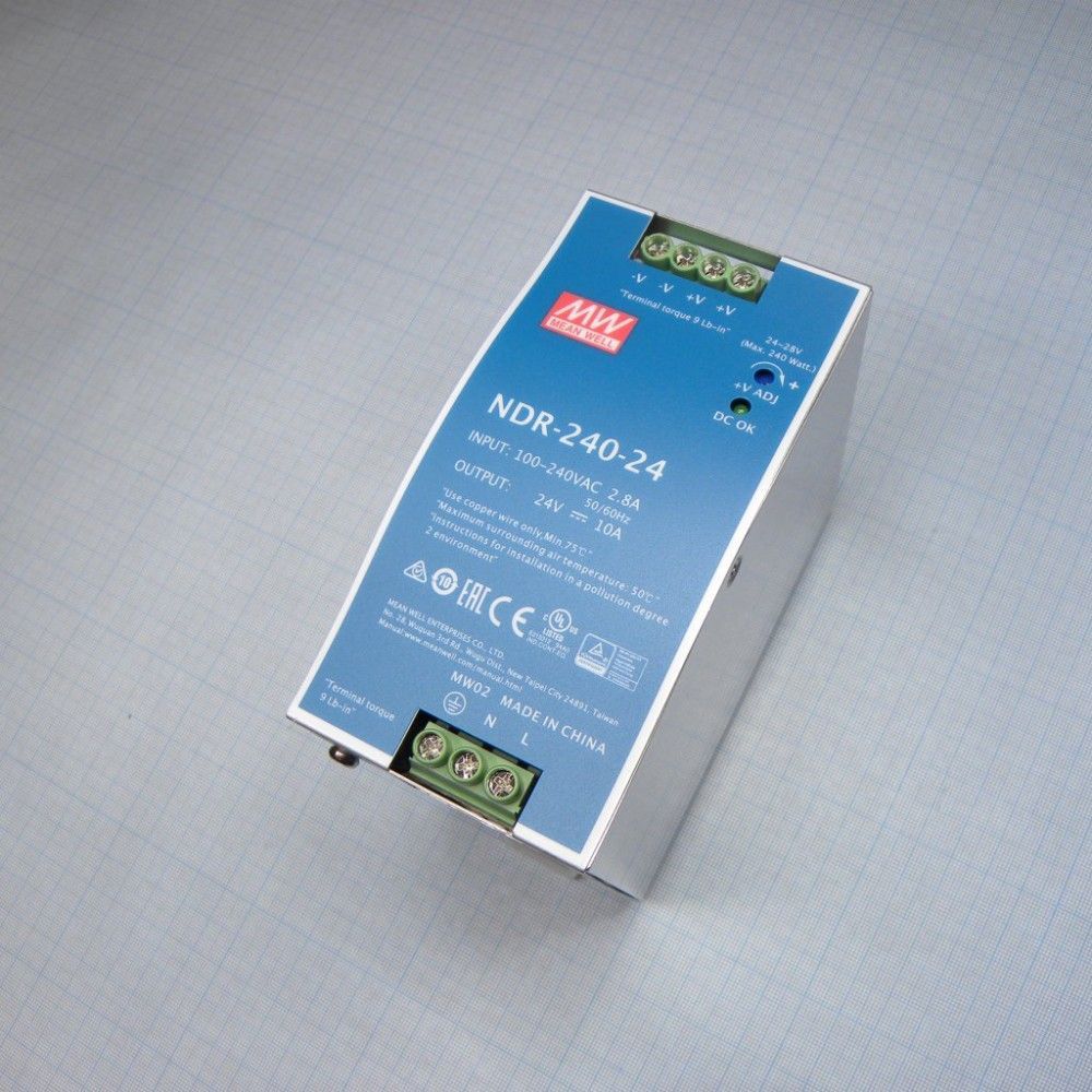 Источник питания MEAN WELL NDR-240-24