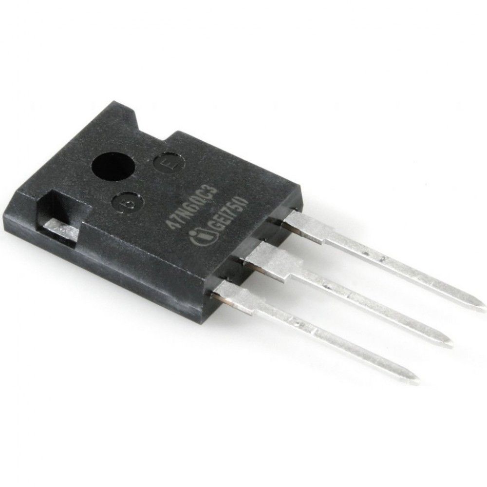 SPW47N60C3FKSA1, Транзистор полевой MOSFET N-канальный 600В 47А 415Вт Транзисторы MOSFET