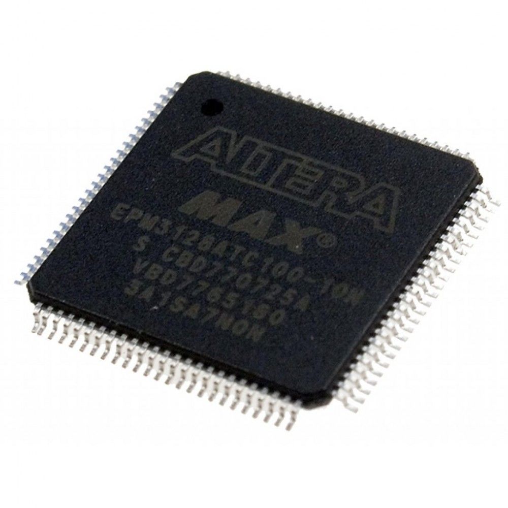 ПЛИС Altera Corporation EPM3128ATC100-10N, семейство MAX 3000A 2.5K элементов 128 макроячеек 98МГц 3.3В ПЛИС