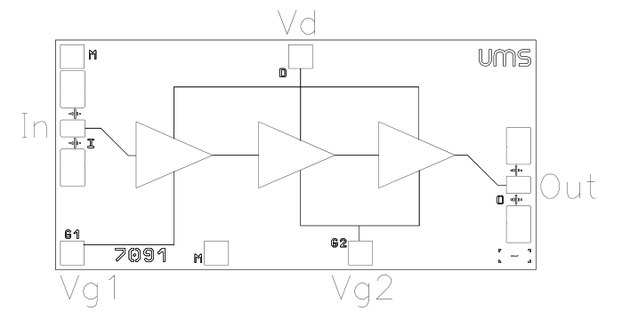 Малошумящий усилитель UMS — CHA2193-99F МШУ — Малошумящие усилители