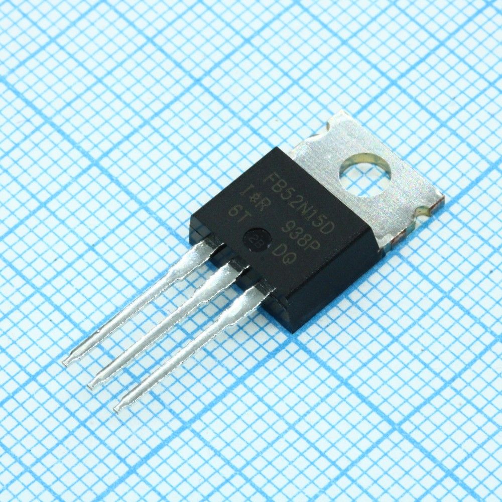 IRFB52N15DPBF, Транзистор полевой MOSFET N-канальный 150В 51А 320Вт IRFB52N15DPBF, Транзистор полевой MOSFET N-канальный 150В 51А 320Вт