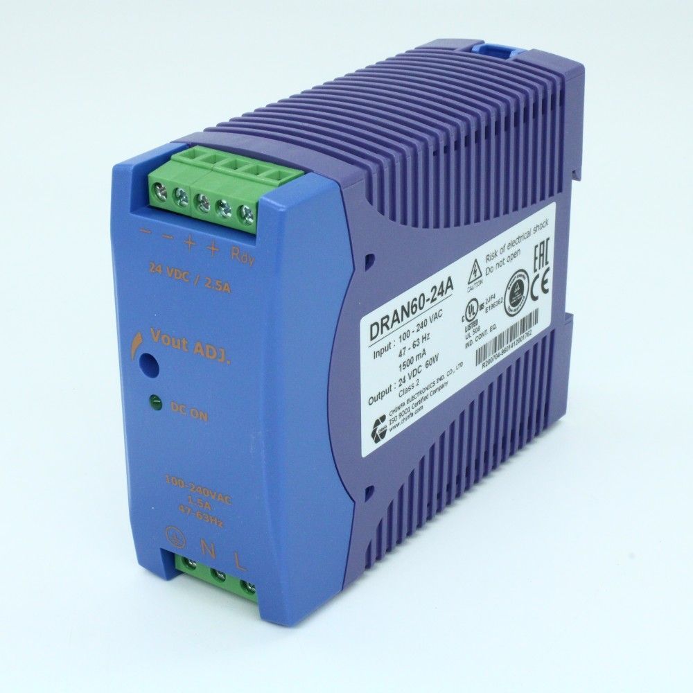 Источник питания Chinfa Electronics Ind. Co., Ltd. DRAN60-24A