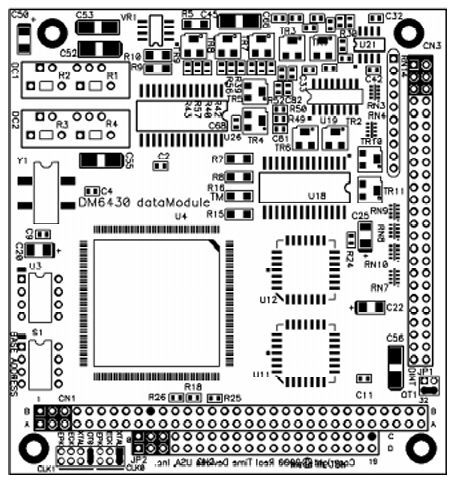 Плата аналогового ввода-вывода  RTD DM6430HR Платы форм-фактора PC104