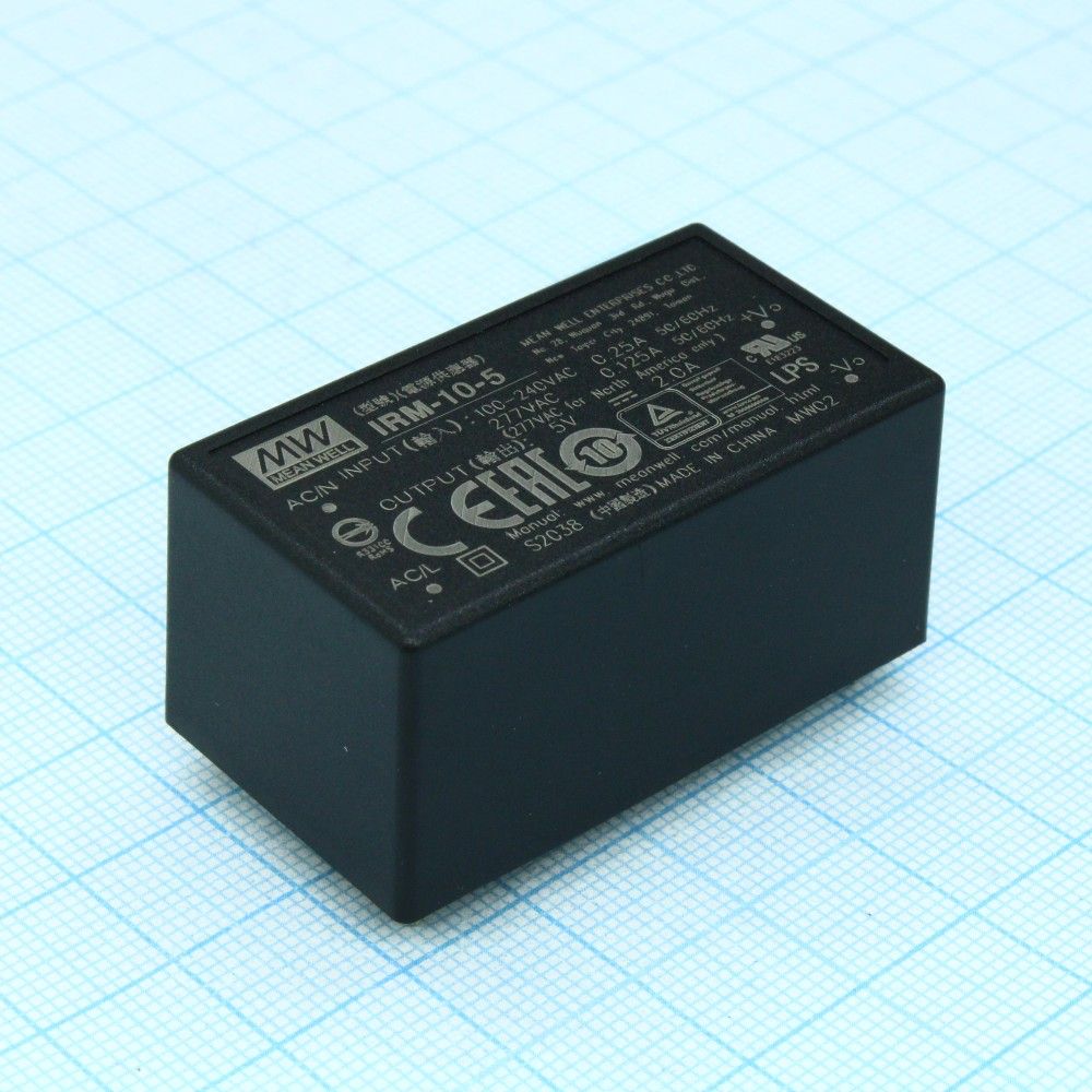Источник питания MEAN WELL IRM-10-5 AC-DC преобразователи