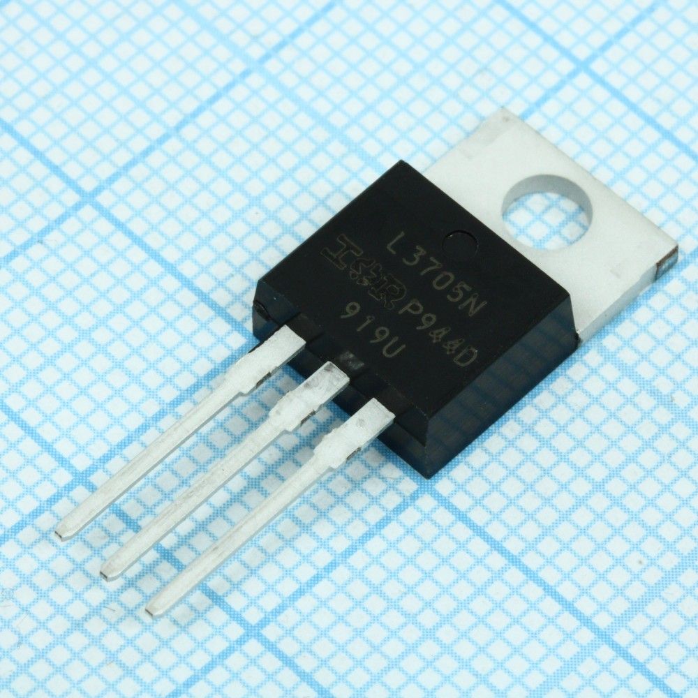 IRL3705NPBF, Транзистор полевой MOSFET N-канальный 55В 77А 130Вт, 0.01 Ом IRL3705NPBF, Транзистор полевой MOSFET N-канальный 55В 77А 130Вт, 0.01 Ом