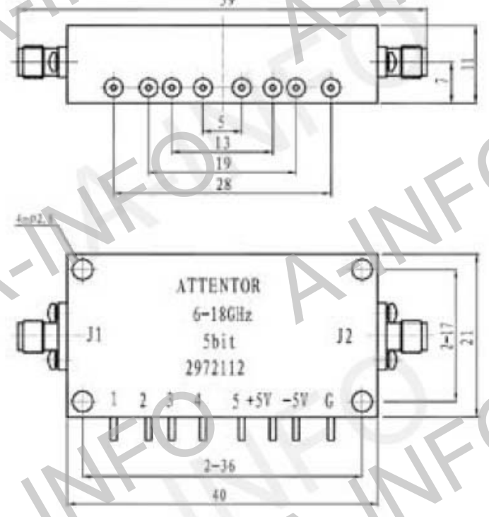 Цифровой аттенюатор A-INFO — SJ-ST-6000-18000-31-1 (SJ-ST-60180-31-1)