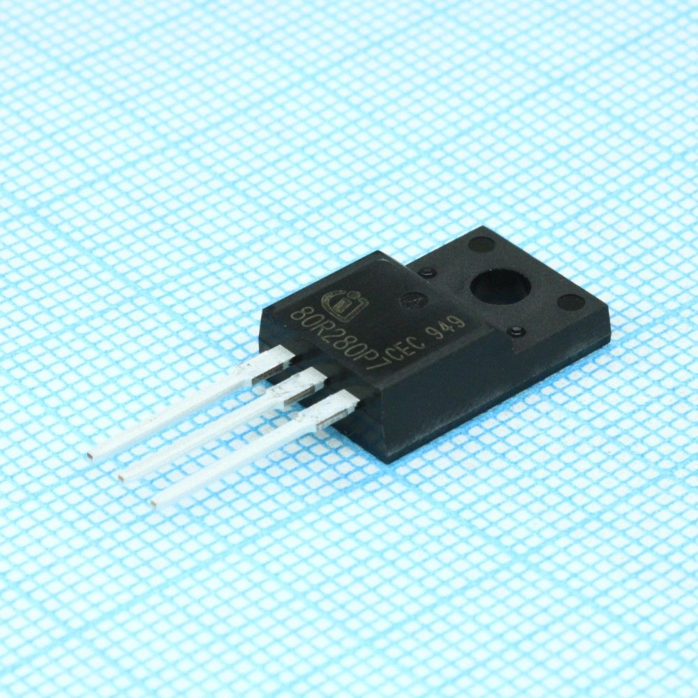 IPA80R280P7XKSA1, Транзистор полевой MOSFET N-канальный 800В 17А 30Вт, CoolMOS