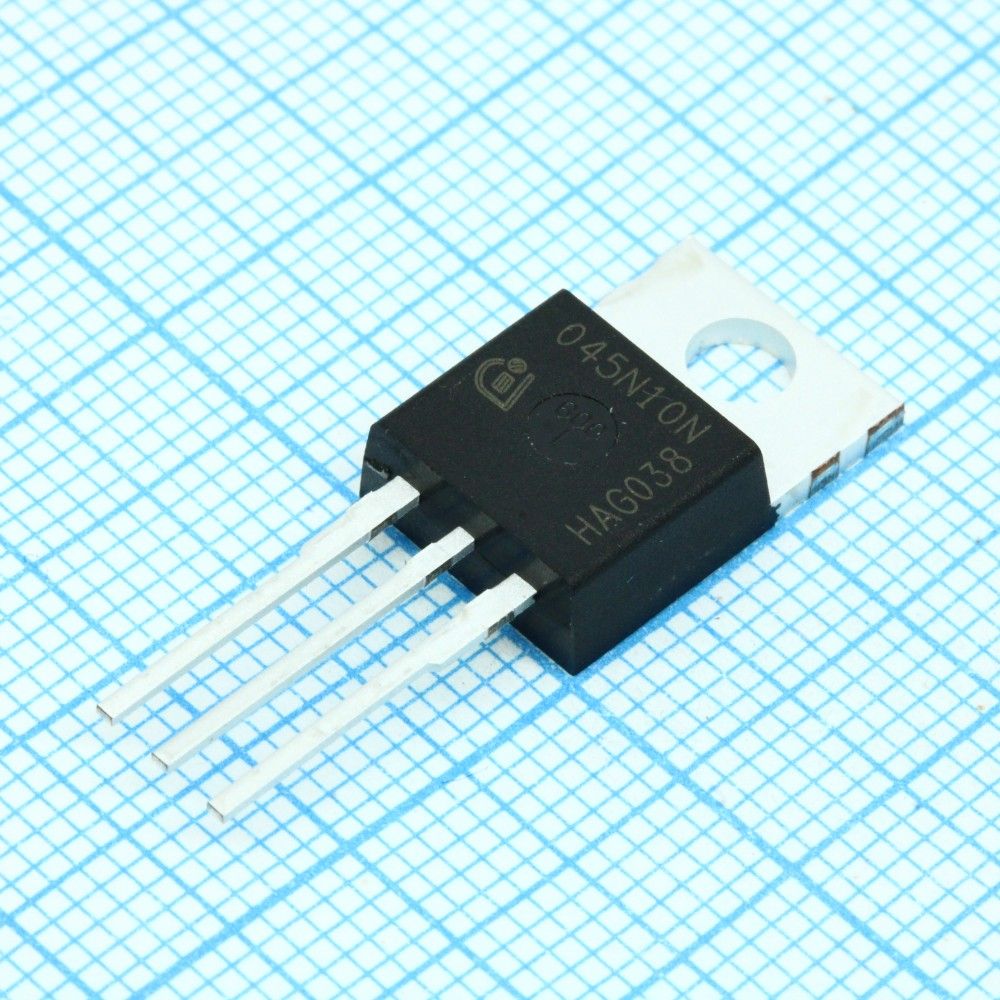 IPP045N10N3GXKSA1, Транзистор полевой MOSFET N-канальный 100В 100A