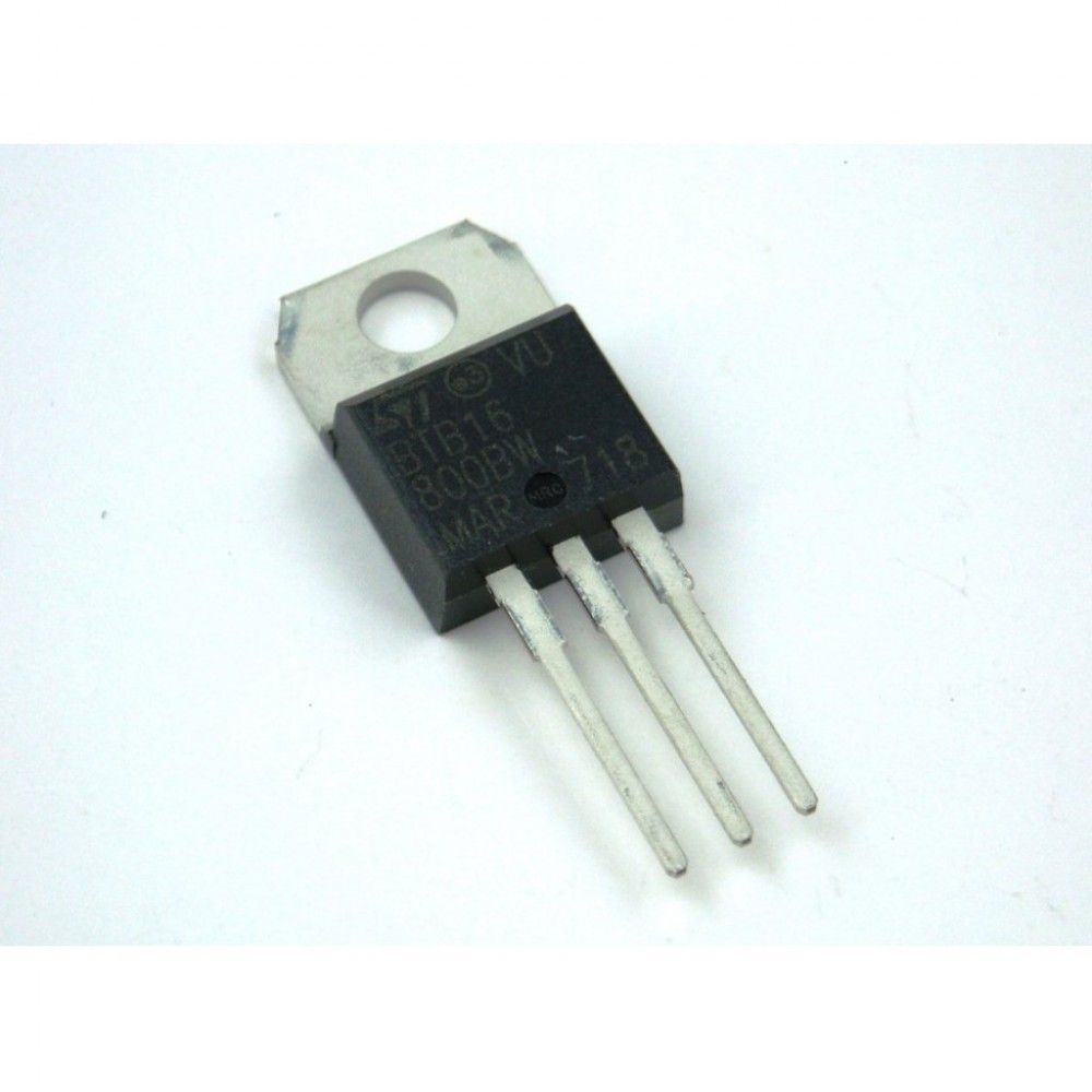 Диоды ST Microelectronics BTB16-800BWRG, Симистор 800В 16А 50мА 3Q (бесснабберный) Диоды
