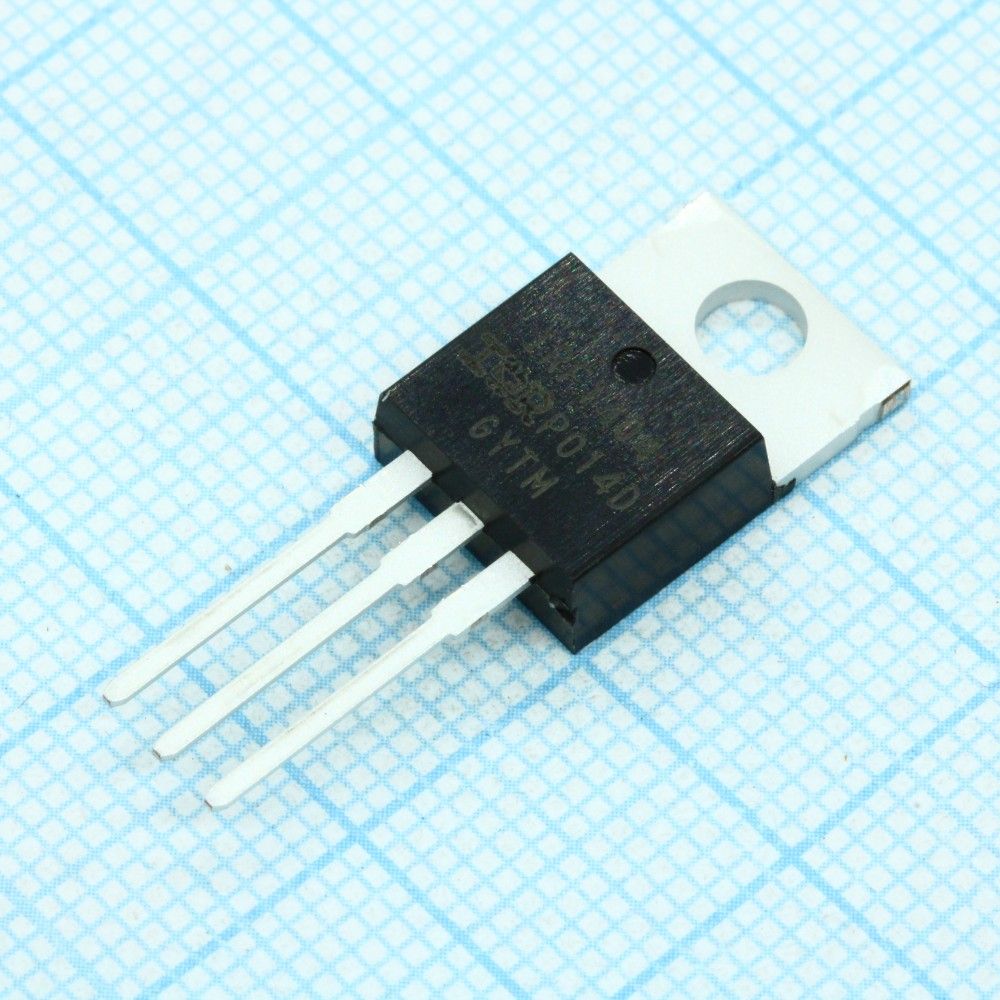 IRF1404PBF, Транзистор полевой MOSFET N-канальный 40В 162А 200Вт, 0.004 Ом IRF1404PBF, Транзистор полевой MOSFET N-канальный 40В 162А 200Вт, 0.004 Ом
