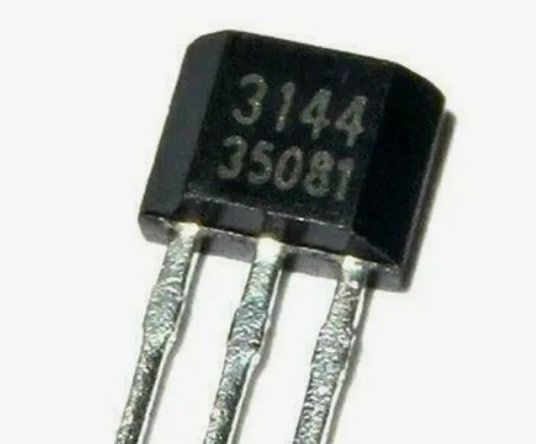 A3144E, цифровой однополярный датчик Холла, SIP3L (TO-92) Датчики холла