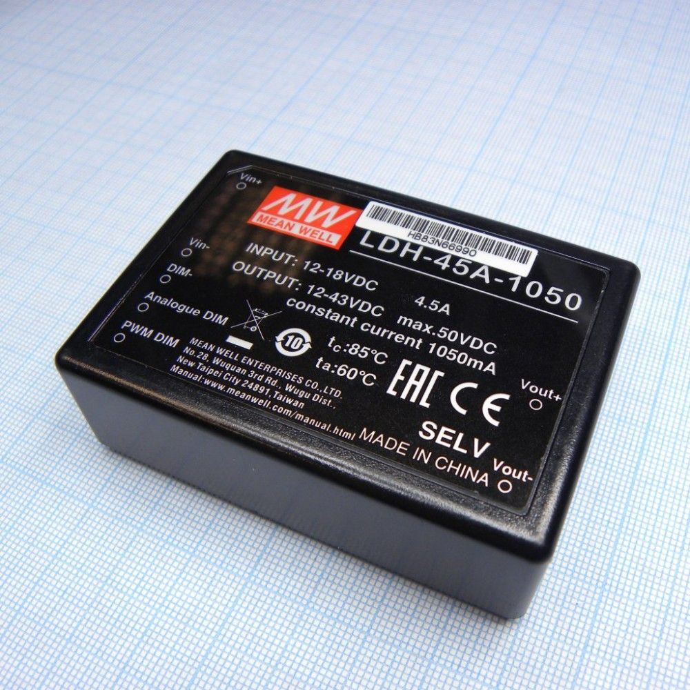 Источник питания MEAN WELL LDH-45A-1050