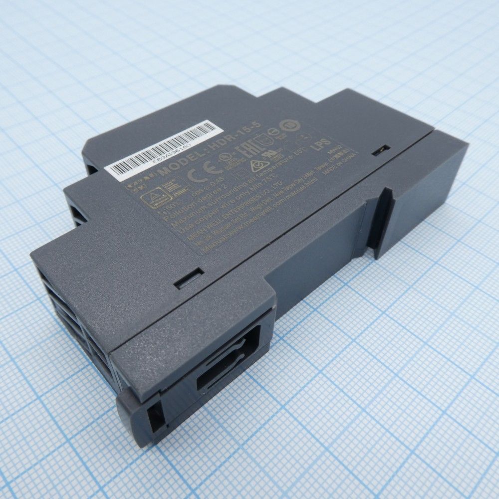 Источник питания MEAN WELL HDR-15-5 AC-DC преобразователи