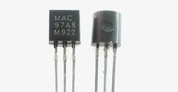 MAC97A8 412, Симистор 600В 0,6А 5мА, TO-92