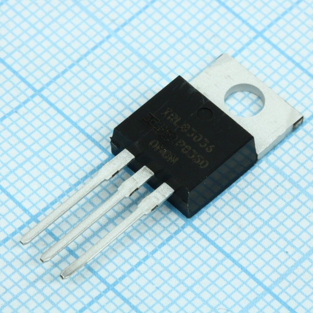 IRLB3036PBF, Транзистор полевой MOSFET N-канальный 60В 190А 380Вт IRLB3036PBF, Транзистор полевой MOSFET N-канальный 60В 190А 380Вт