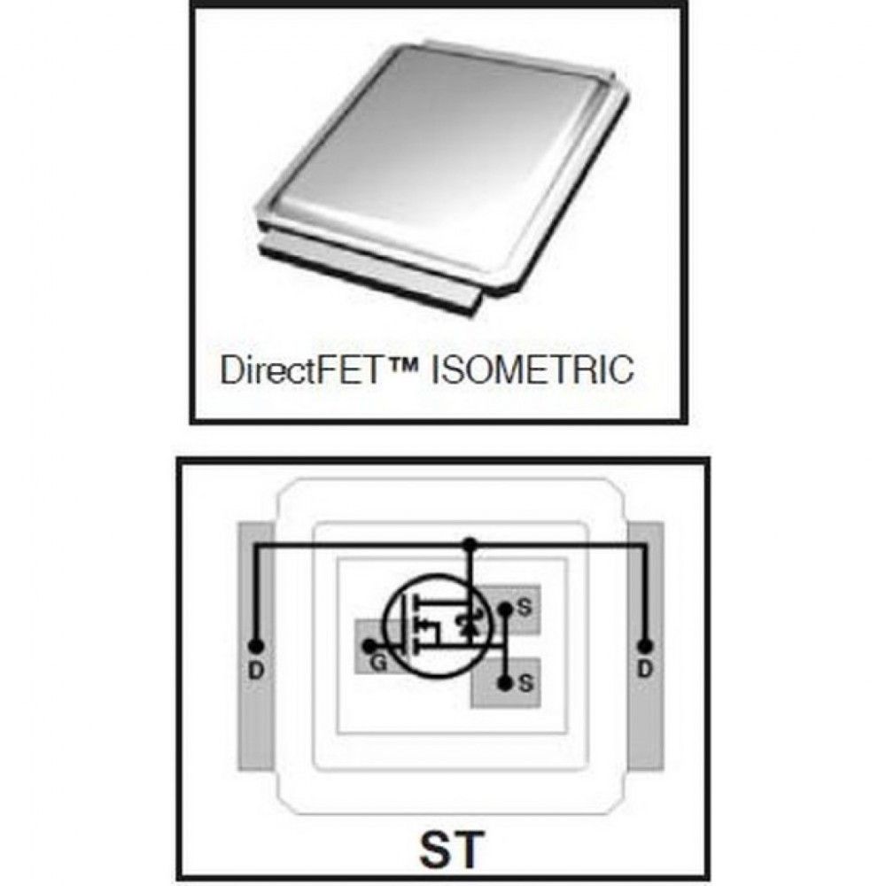 IRF6614TRPBF, Транзистор полевой MOSFET N-канальный 40В 12.7A