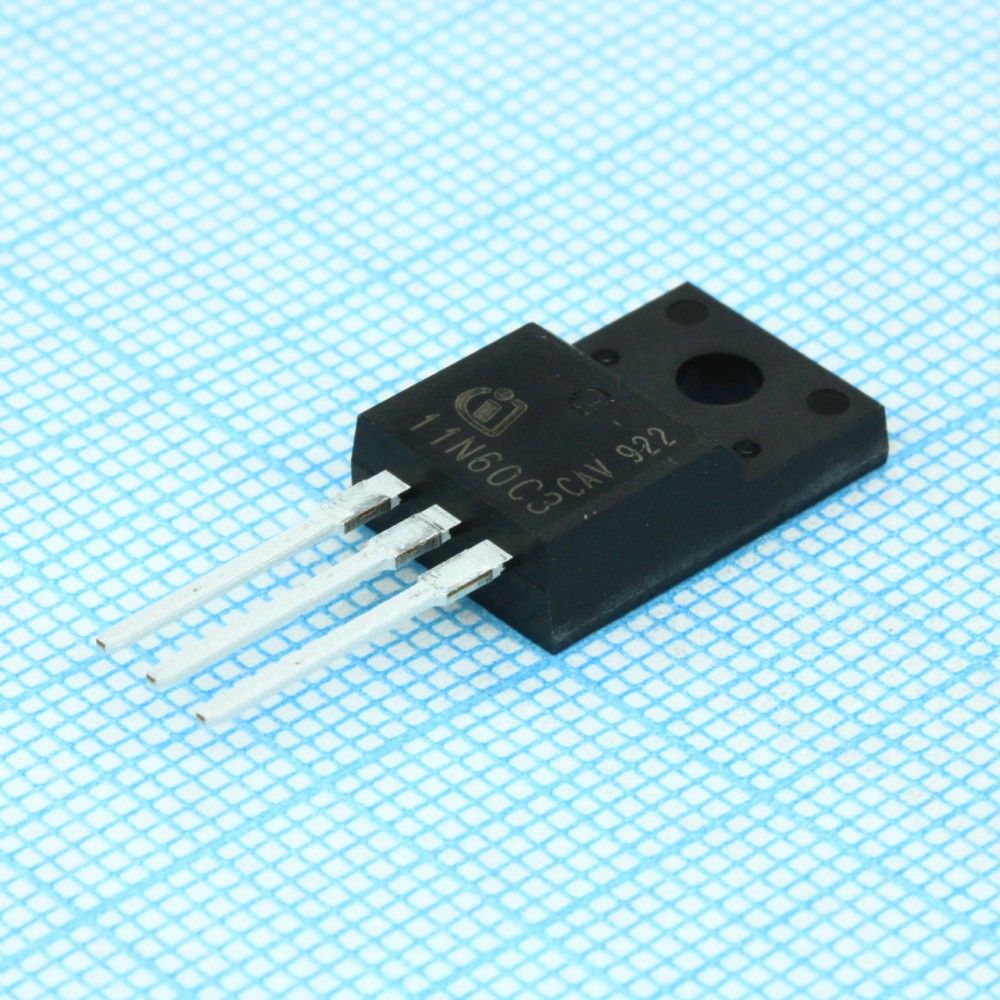 SPA11N60C3XKSA1, Транзистор полевой MOSFET N-канальный 600В 11А 34Вт SPA11N60C3XKSA1, Транзистор полевой MOSFET N-канальный 600В 11А 34Вт