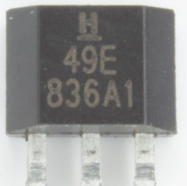 SS49E, аналоговый биполярный датчик Холла, TO-92 SS49E, аналоговый биполярный датчик Холла, TO-92