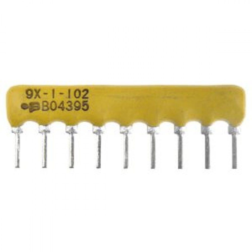 4609X-101-223LF, Резисторная сборка 8 резисторов 22кОм с одним общим выводом 4609X-101-223LF
