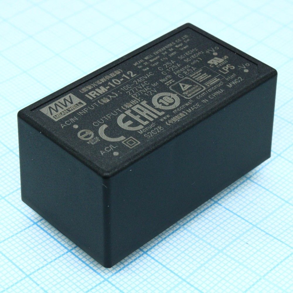 Источник питания MEAN WELL IRM-10-12 AC-DC преобразователи
